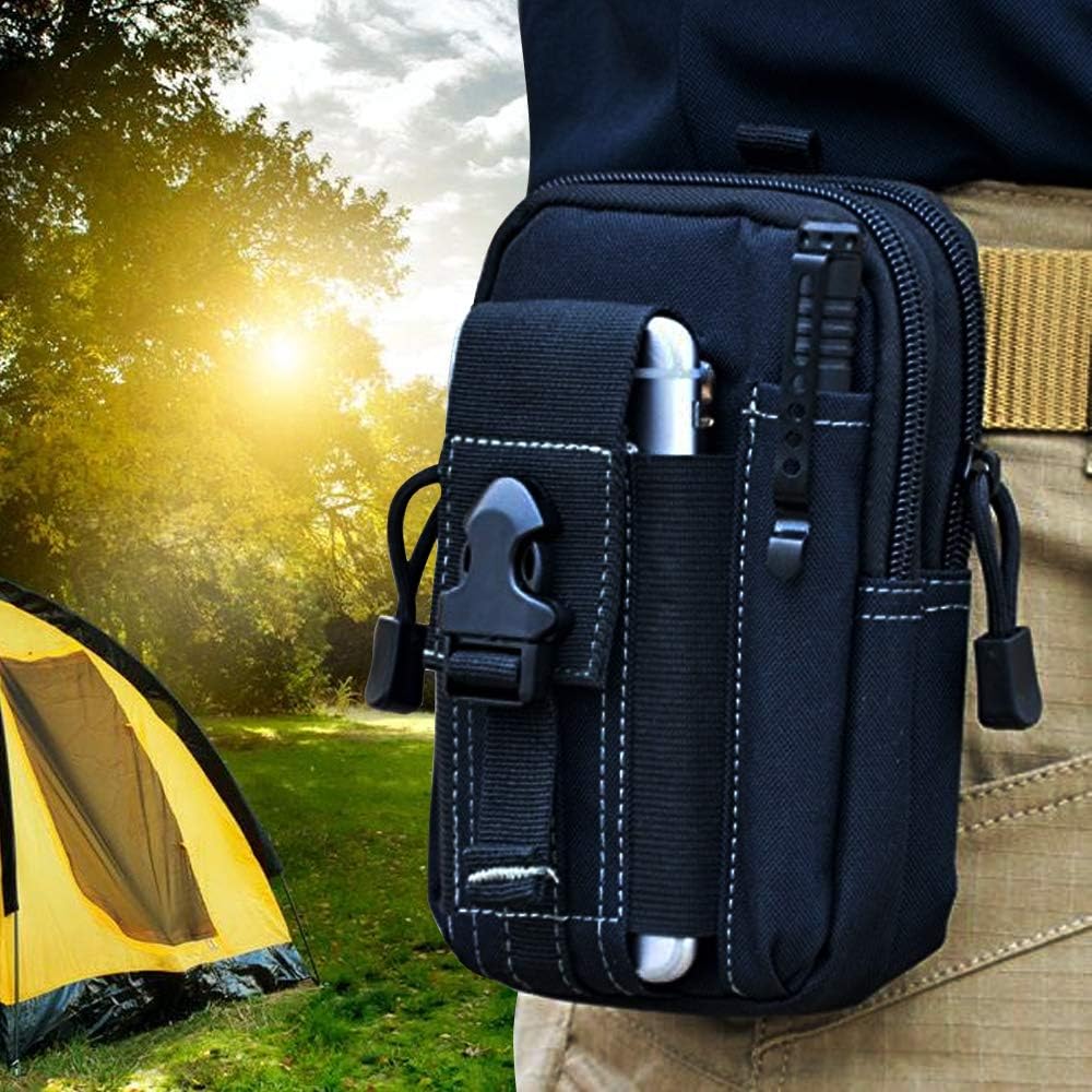 Edc Carry Fanny Pack - Taktische Molle-Gürteltasche, Militär-Hüfttasche, EDC-Werkzeug-Organizer, Telefonholster-Halter für