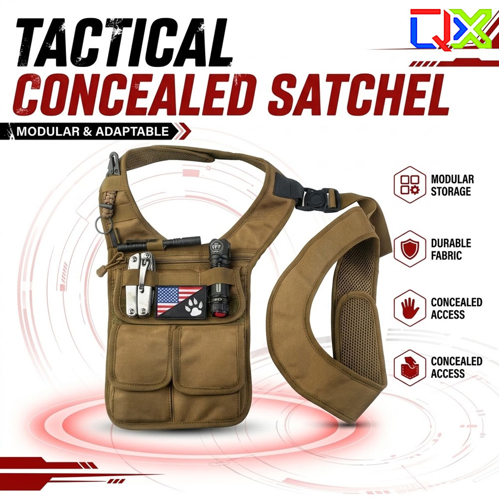 Edc Carry For Men - QX Taktische Verdeckte Umhängetasche für Unter