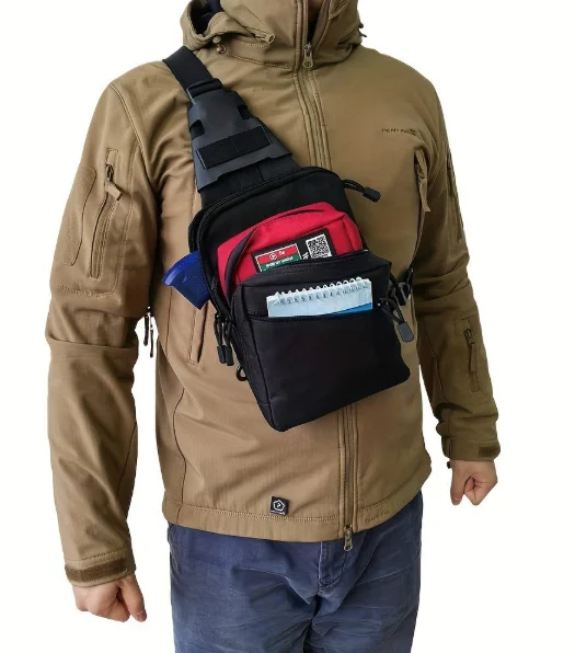 Edc Pistol Carry Bag - Taktische Verdeckte Tragetasche: Schnellzugriff-Pistolentasche für EDC
