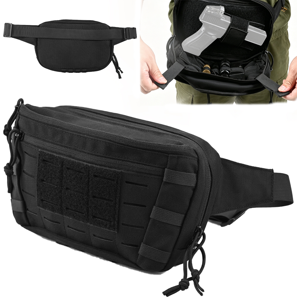 Edc Carry Pistols - Taktische Pistolen-Hüfttasche CCW Bauchtasche Verdeckte Waffentragetasche
