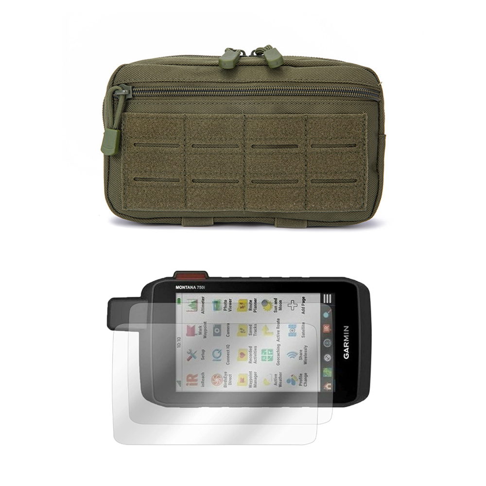 Edc Carry Fanny Pack - Taktische Sport-Hüfttasche Molle EDC-Etui + Displayschutzfolie
