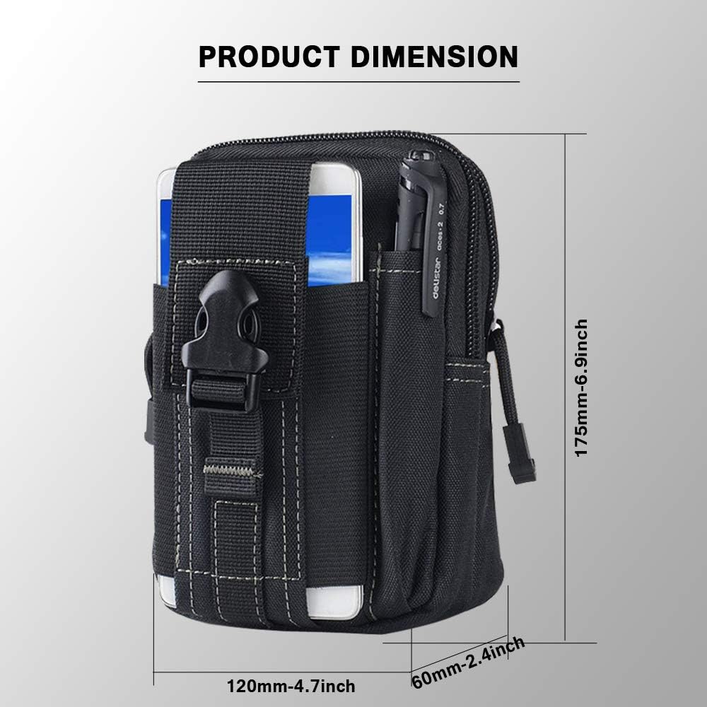 Taktische Molle-Gürteltasche,  – Edc Carry Fanny Pack Bewertung und Preis