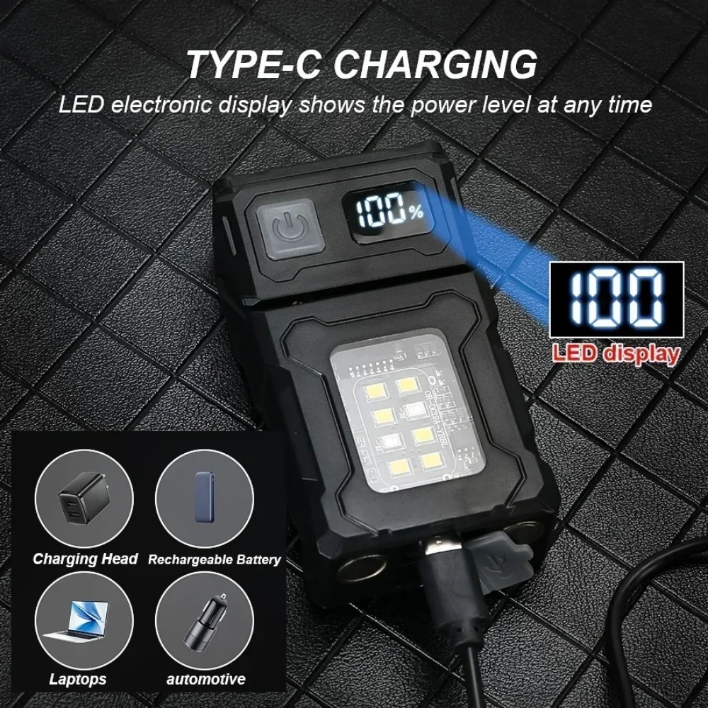 180 °   Drehbare LED-Taschenla – Keychain Flashlight Bewertung und Preis