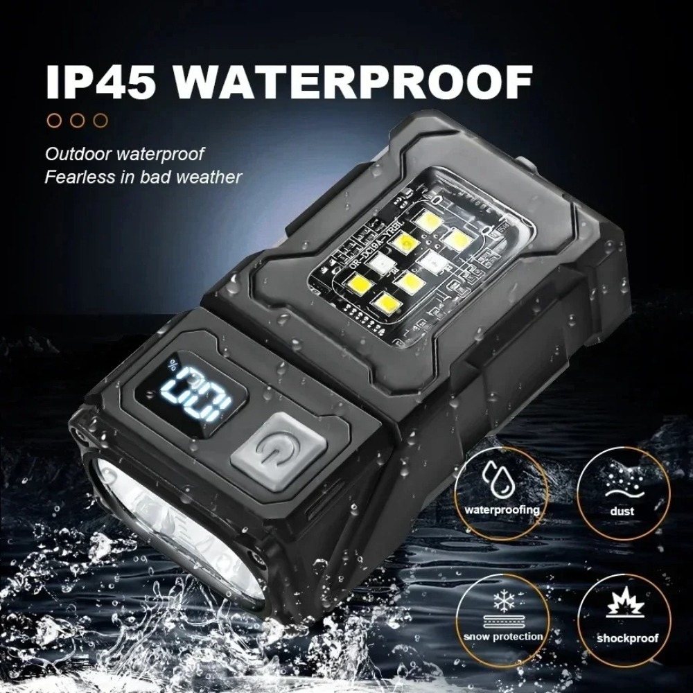 180 °   Drehbare LED-Taschenla – Keychain Flashlight Bewertung und Preis