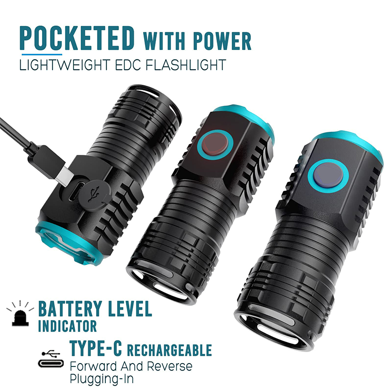 Typ-C USB wiederauf ladbare Ta – Edc Day Carry Bewertung und Preis