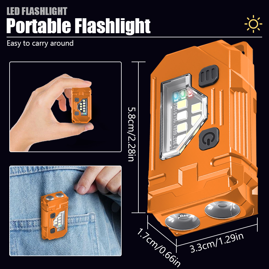 Mini Schlüsselanhänger EDC Tas – Keychain Flashlight Bewertung und Preis
