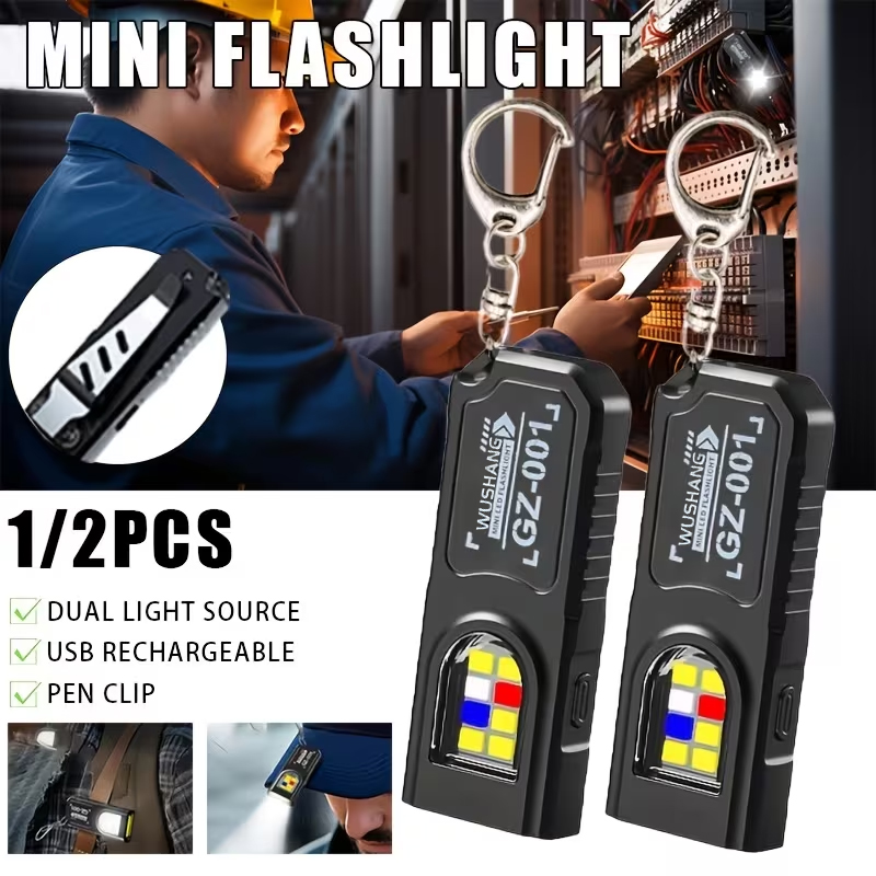 Mini-Schlüsselanhänger-Taschen – Keychain Flashlight Bewertung und Preis