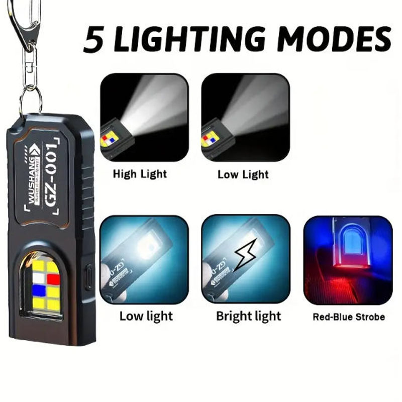 Multifunktionale Schlüsselanhä – Keychain Flashlight Bewertung und Preis