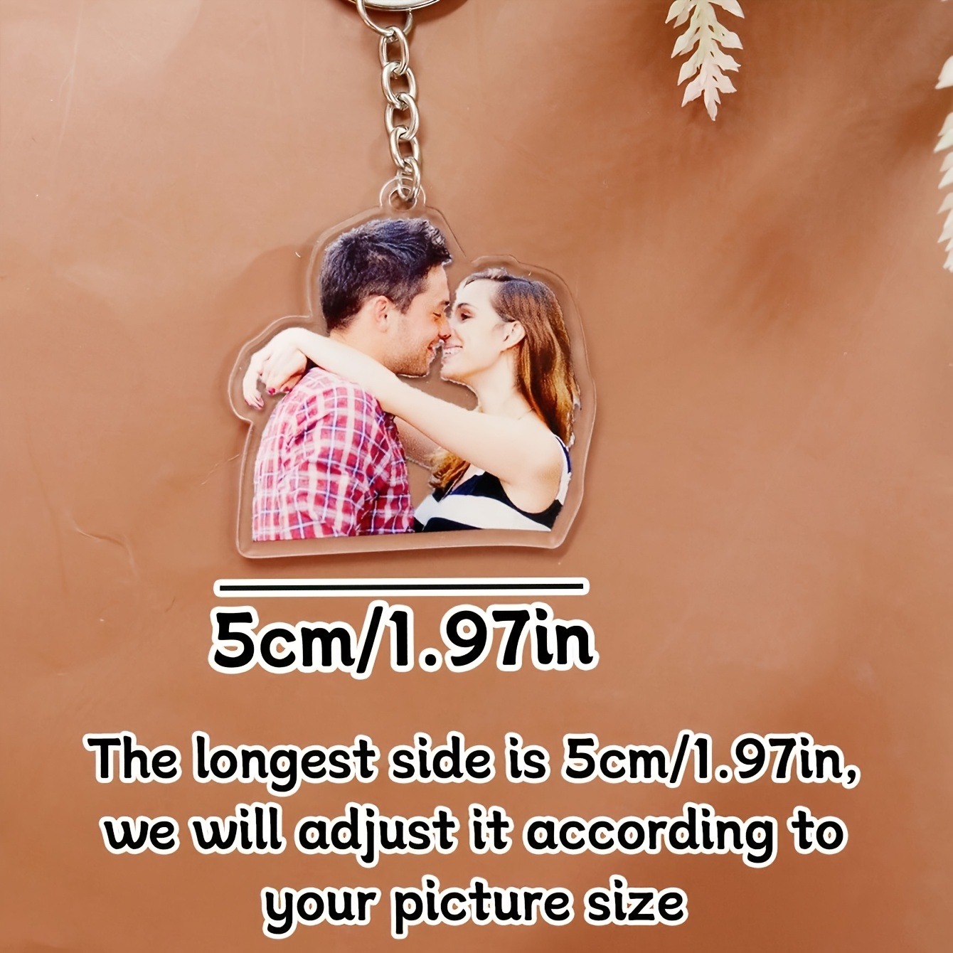 1 Personalisierter Foto-Acryl- – Carabiner Keychain Bewertung und Preis