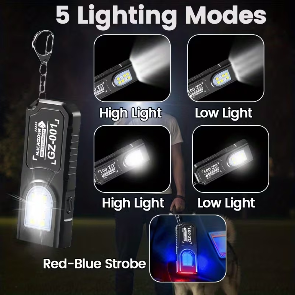 Mini COB LED Schlüsselanhänger – Keychain Flashlight Bewertung und Preis